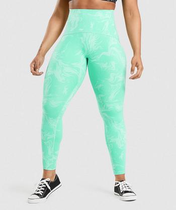 Leggins Gymshark Gs Power High Rise Mujer Turquesa Claro | CO 2877ILH